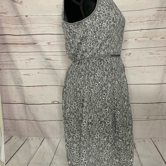 MAX STUDIO DRESS GRAY SZ L NWT SKATER DRESS - Picture 1 of 8